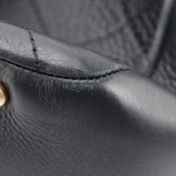 Chanel Black Calfskin Stitched Archi Chic Large Shopping Tote - Picture 11 of 12